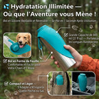 HydraPaw Grand Format | Bouteille 800ml avec bol réversible pour chien