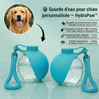 HydraPaw Classique — Gourde 2-en-1 portable | Bol pliable intégré pour chien
